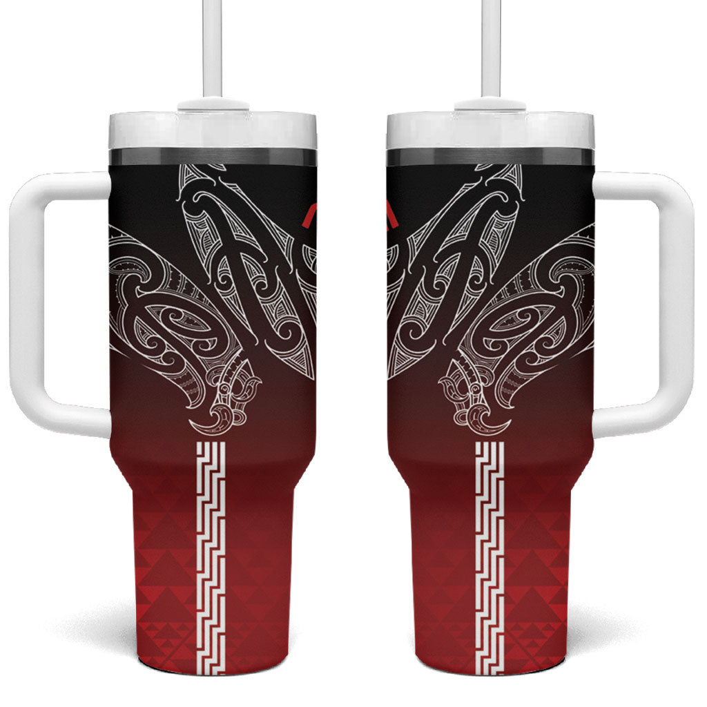 Aotearoa Maori Iwi Heritage Tumbler With Handle Ngapuhi Kokowai