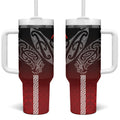 Aotearoa Maori Iwi Heritage Tumbler With Handle Ngapuhi Kokowai
