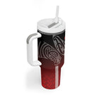 Aotearoa Maori Iwi Heritage Tumbler With Handle Ngapuhi Kokowai