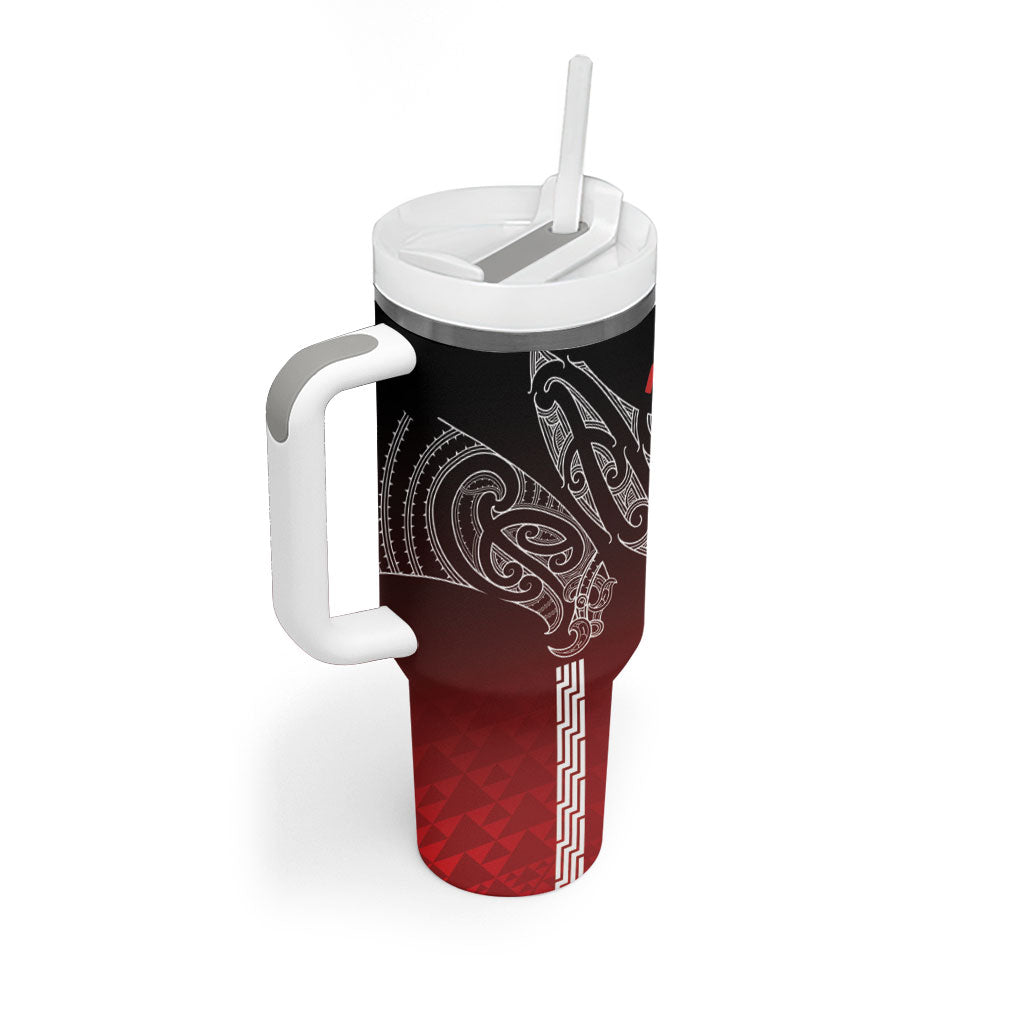 Aotearoa Maori Iwi Heritage Tumbler With Handle Ngapuhi Kokowai