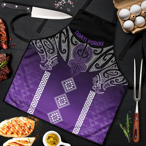 Aotearoa Maori Iwi Heritage Apron Ngati Porou Waiporoporo