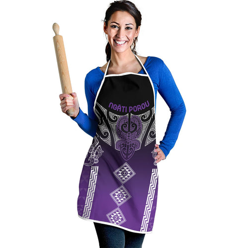 Aotearoa Maori Iwi Heritage Apron Ngati Porou Waiporoporo