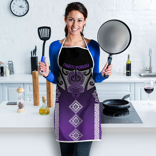 Aotearoa Maori Iwi Heritage Apron Ngati Porou Waiporoporo