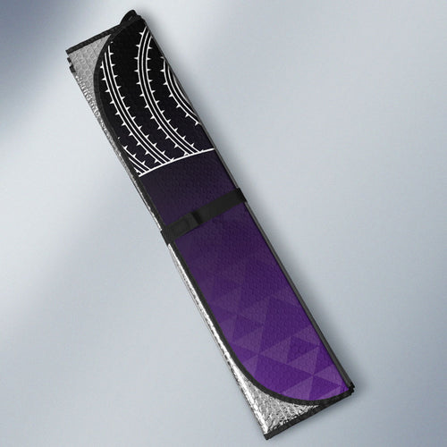 Aotearoa Maori Iwi Heritage Auto Sun Shade Ngati Porou Waiporoporo