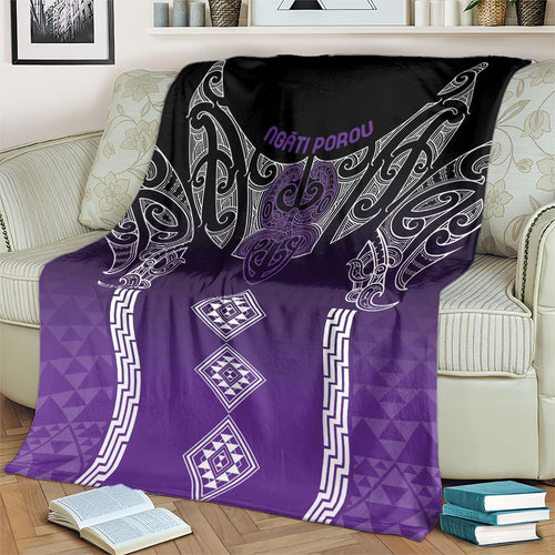 Aotearoa Maori Iwi Heritage Blanket Ngati Porou Waiporoporo