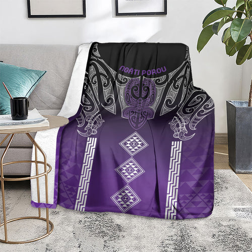 Aotearoa Maori Iwi Heritage Blanket Ngati Porou Waiporoporo