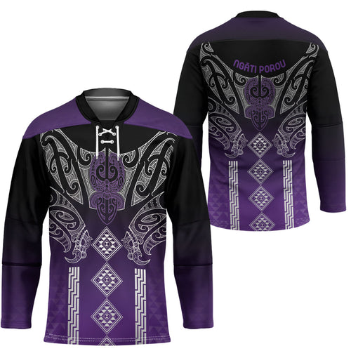 Aotearoa Maori Iwi Heritage Hockey Jersey Ngati Porou Waiporoporo