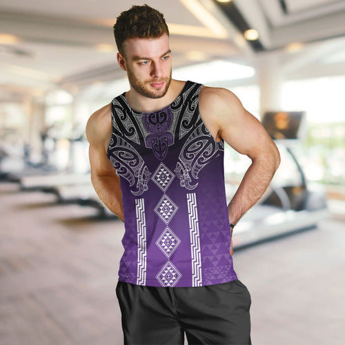 Aotearoa Maori Iwi Heritage Men Tank Top Ngati Porou Waiporoporo
