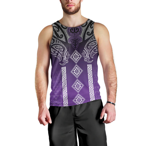 Aotearoa Maori Iwi Heritage Men Tank Top Ngati Porou Waiporoporo