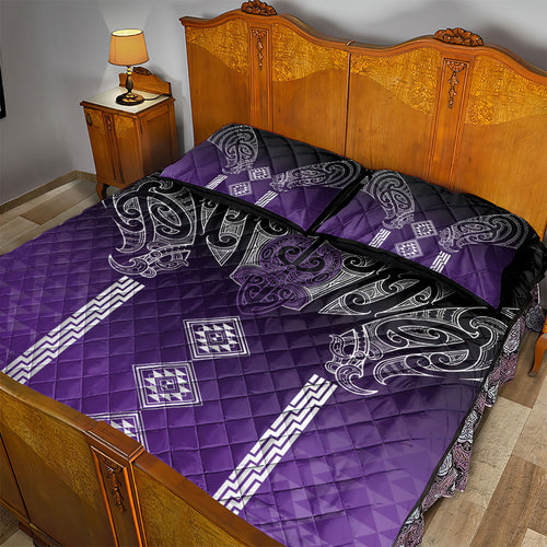 Aotearoa Maori Iwi Heritage Quilt Bed Set Ngati Porou Waiporoporo
