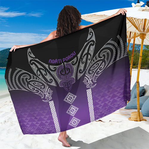 Aotearoa Maori Iwi Heritage Sarong Ngati Porou Waiporoporo