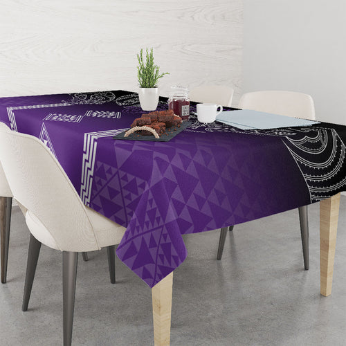 Aotearoa Maori Iwi Heritage Tablecloth Ngati Porou Waiporoporo