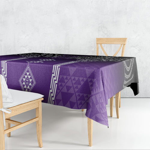 Aotearoa Maori Iwi Heritage Tablecloth Ngati Porou Waiporoporo