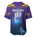 Storm Premiers Custom Baseball Jersey Thunder Catcher