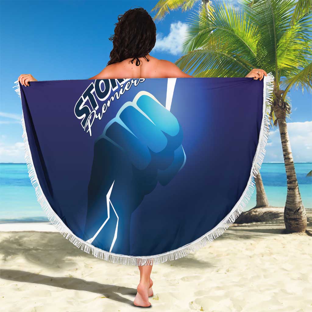 Storm Premiers Custom Beach Blanket Thunder Catcher