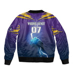 Storm Premiers Custom Bomber Jacket Thunder Catcher