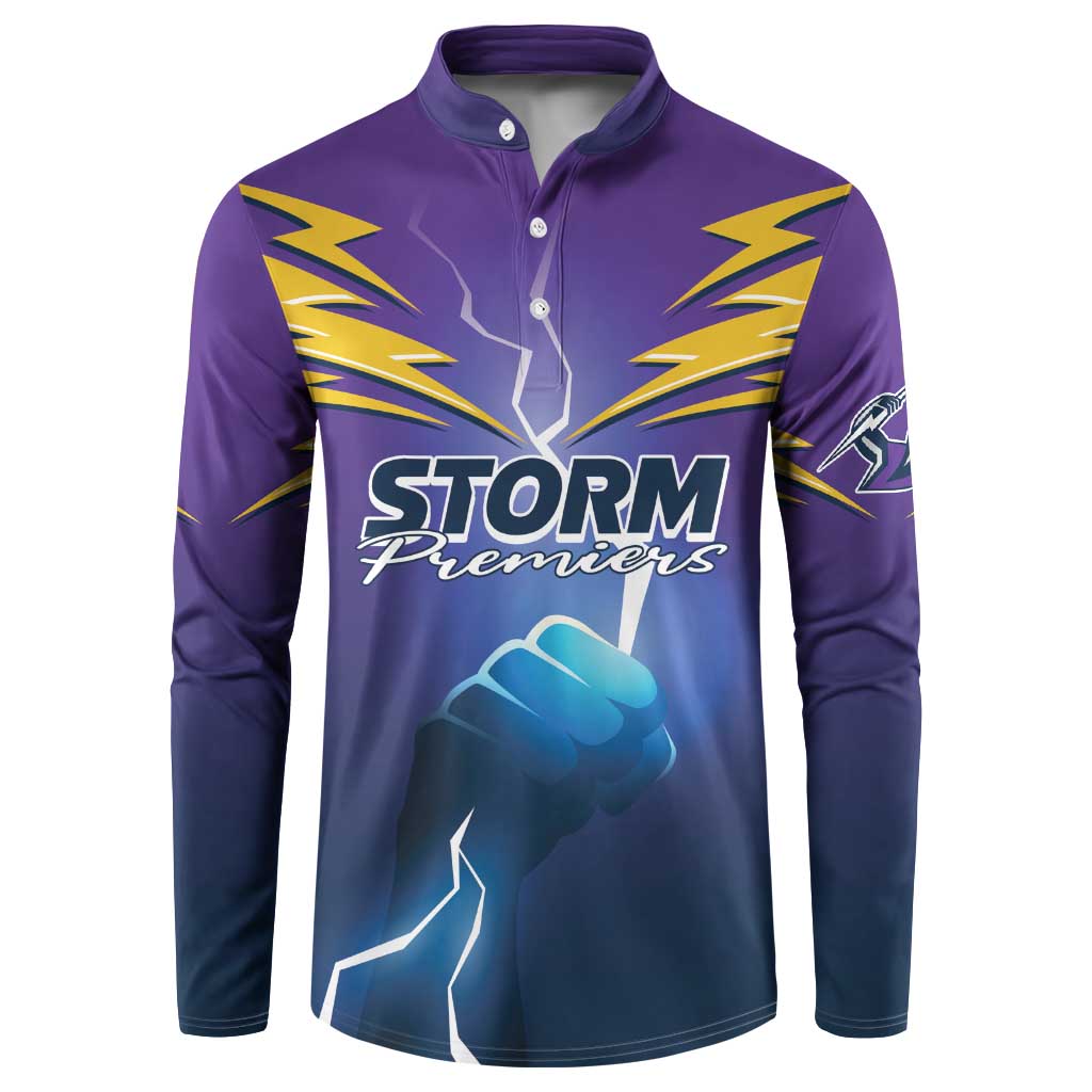 Storm Premiers Custom Button Sweatshirt Thunder Catcher