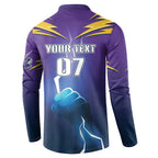 Storm Premiers Custom Button Sweatshirt Thunder Catcher