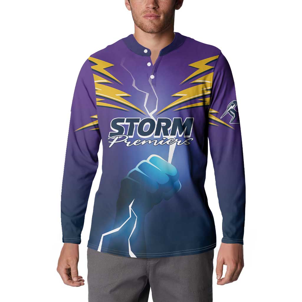 Storm Premiers Custom Button Sweatshirt Thunder Catcher