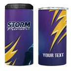 Storm Premiers Personalised 4 in 1 Can Cooler Tumbler Thunder Catcher