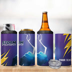 Storm Premiers Personalised 4 in 1 Can Cooler Tumbler Thunder Catcher