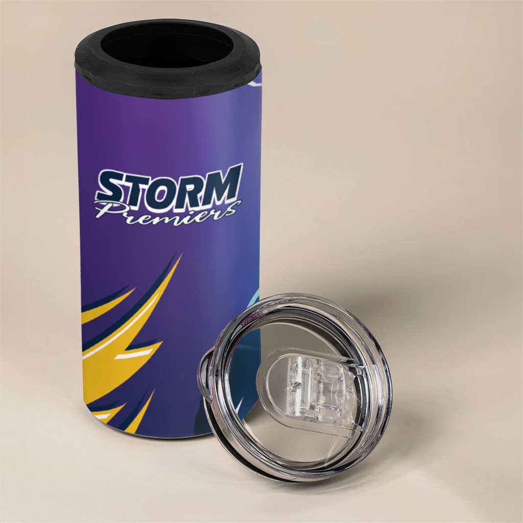 Storm Premiers Personalised 4 in 1 Can Cooler Tumbler Thunder Catcher