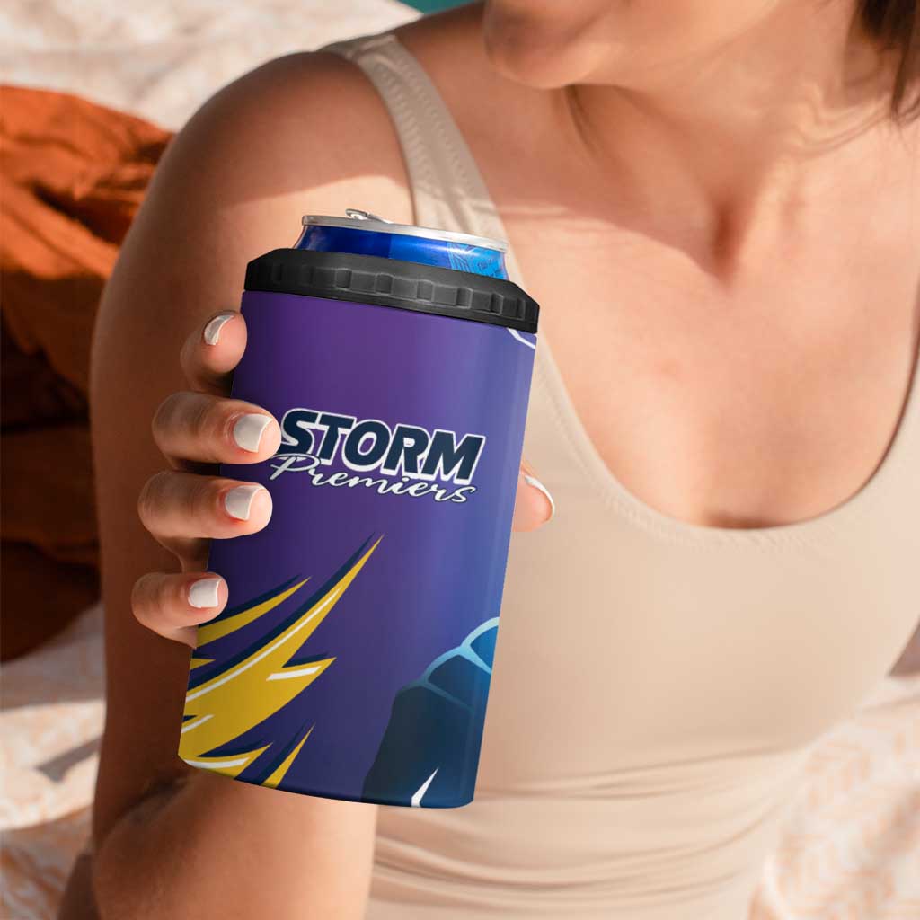 Storm Premiers Personalised 4 in 1 Can Cooler Tumbler Thunder Catcher