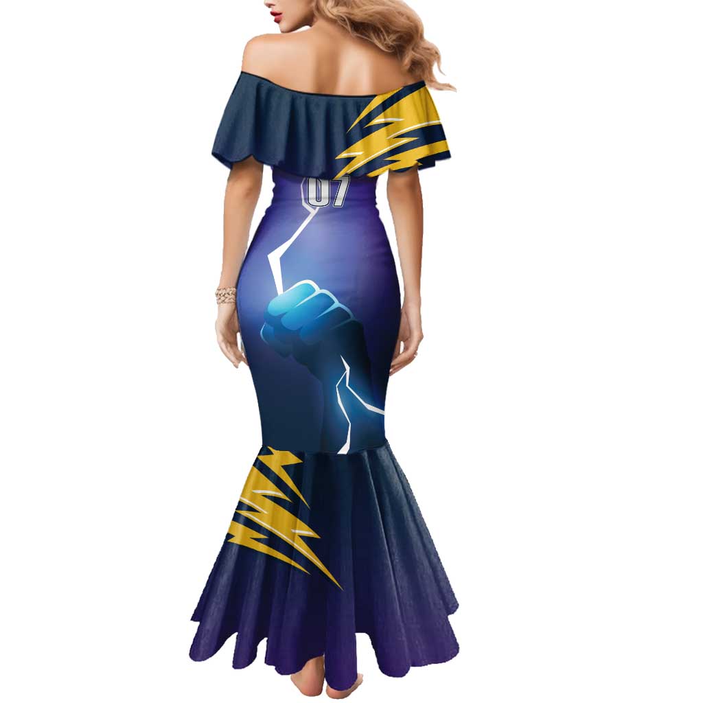 Storm Premiers Custom Family Matching Mermaid Dress and Hawaiian Shirt Thunder Catcher