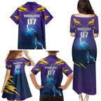 Storm Premiers Custom Family Matching Puletasi and Hawaiian Shirt Thunder Catcher