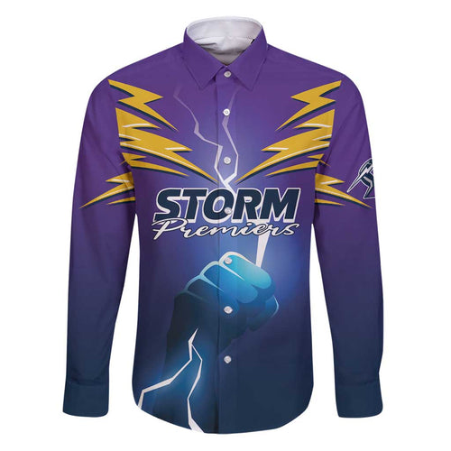 Storm Premiers Custom Family Matching Puletasi and Hawaiian Shirt Thunder Catcher