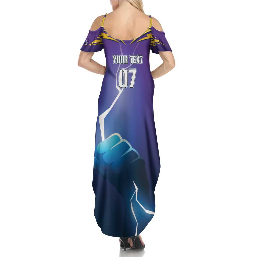 Storm Premiers Custom Family Matching Summer Maxi Dress and Hawaiian Shirt Thunder Catcher