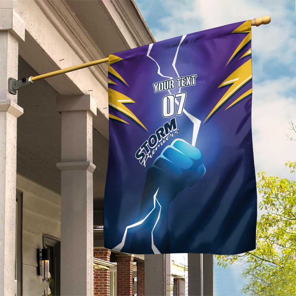 Storm Premiers Custom Garden Flag Thunder Catcher