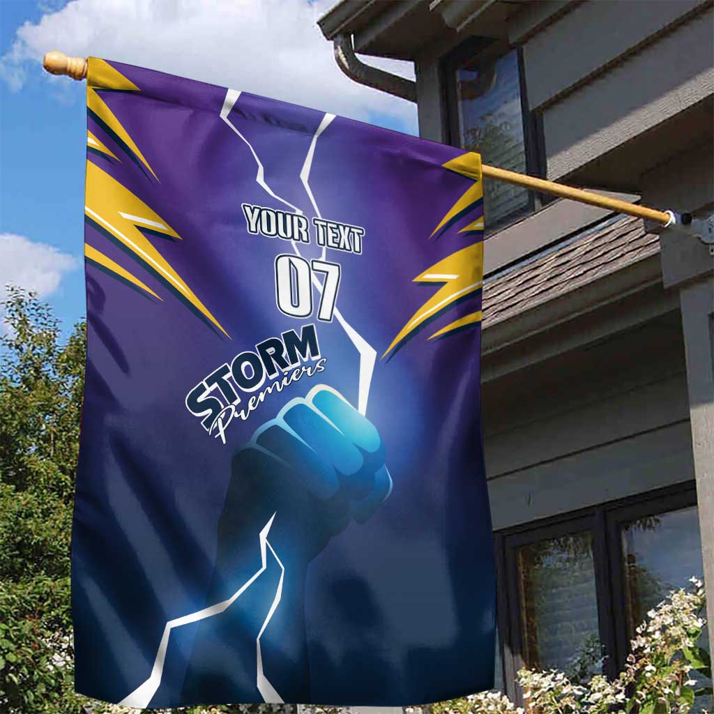 Storm Premiers Custom Garden Flag Thunder Catcher