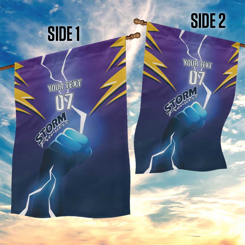 Storm Premiers Custom Garden Flag Thunder Catcher
