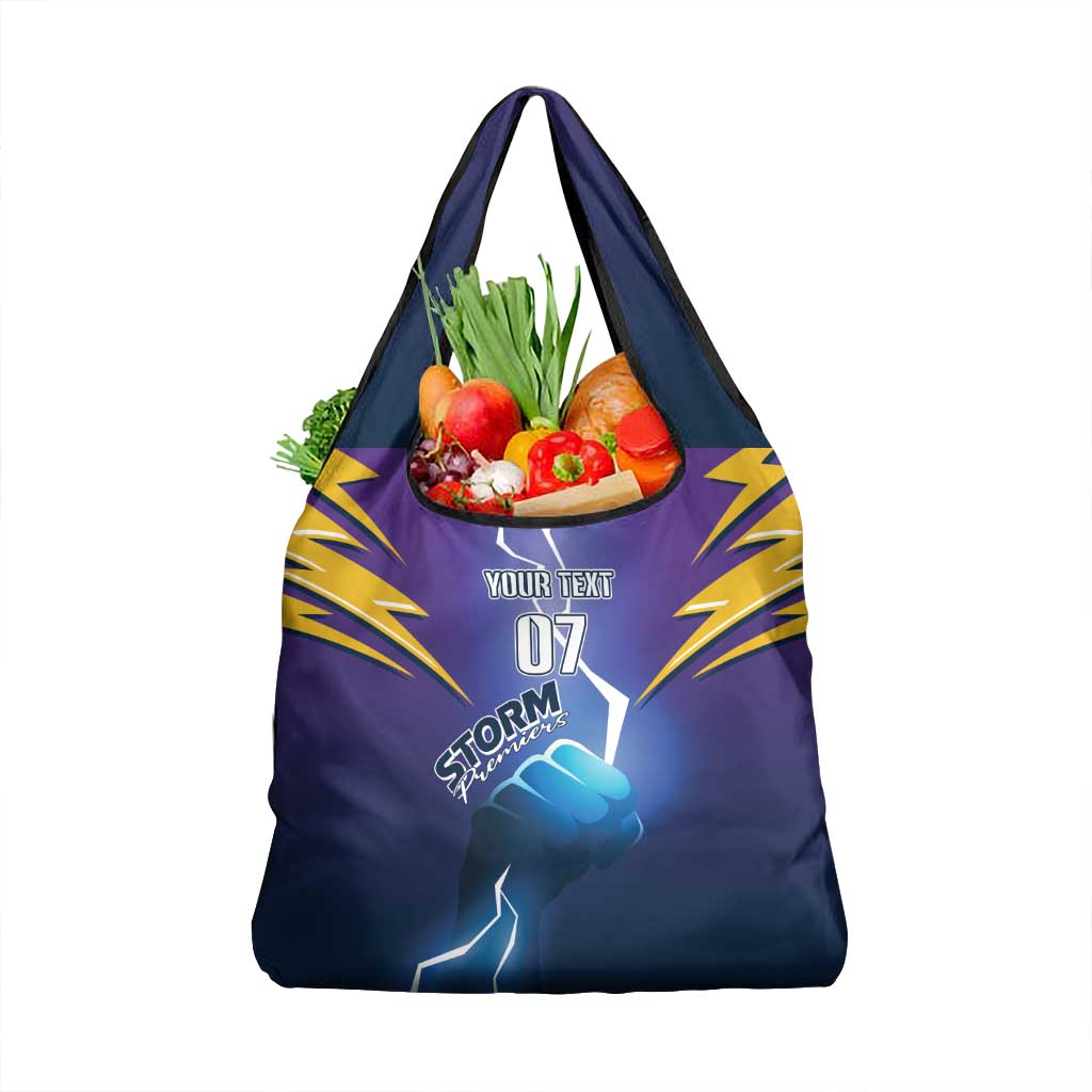 Storm Premiers Custom Grocery Bag Thunder Catcher
