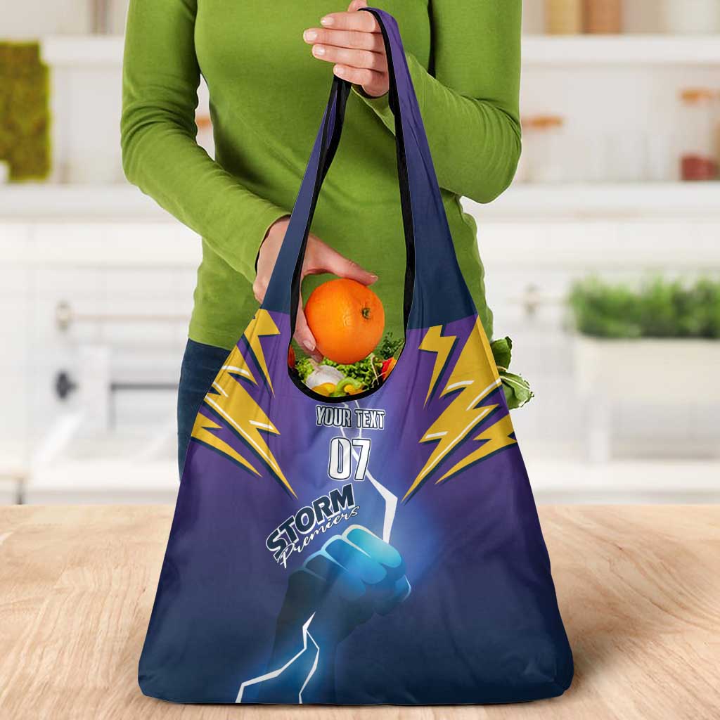 Storm Premiers Custom Grocery Bag Thunder Catcher