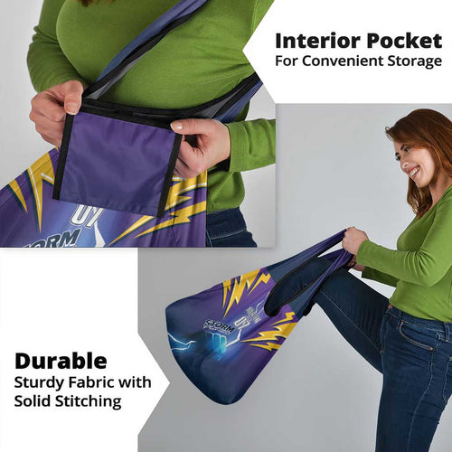 Storm Premiers Custom Grocery Bag Thunder Catcher