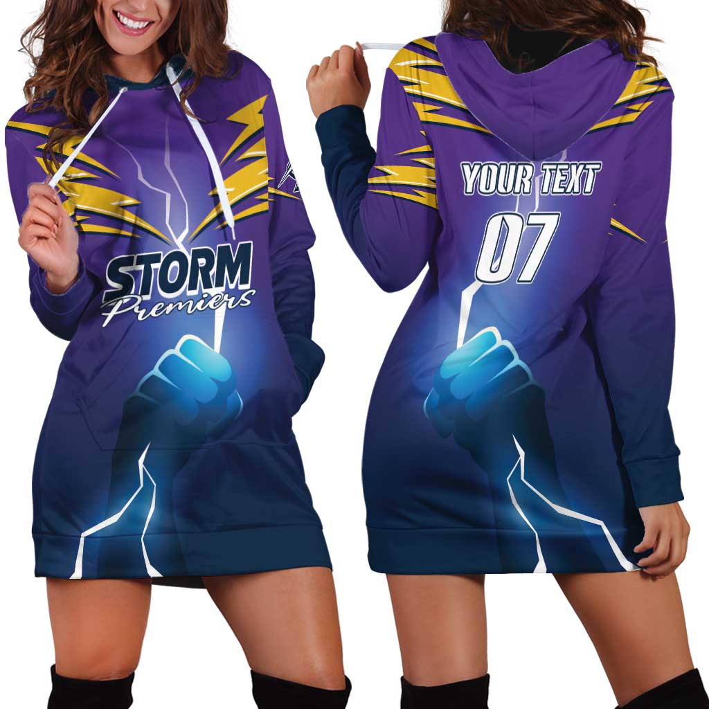 Storm Premiers Custom Hoodie Dress Thunder Catcher