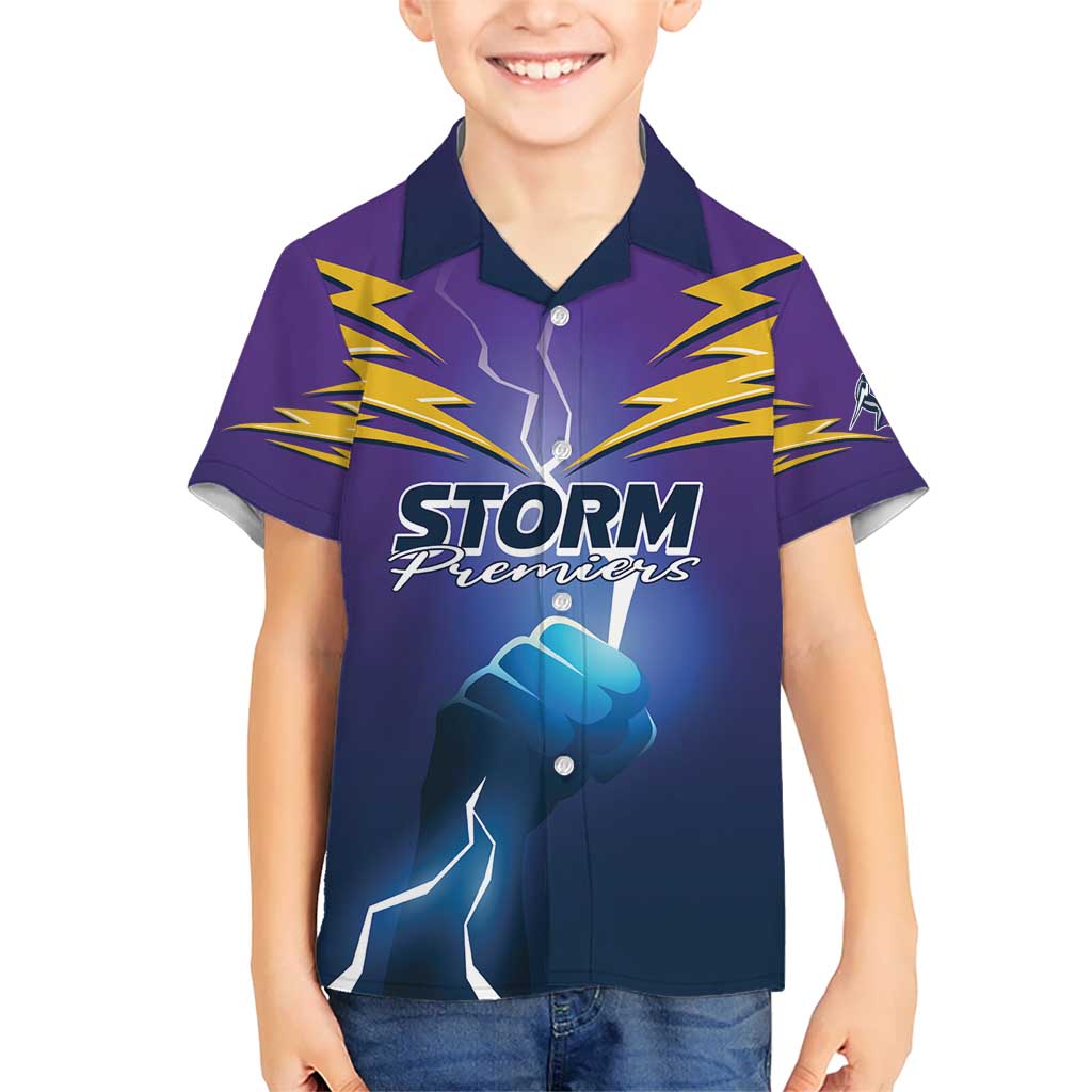 Storm Premiers Custom Kid Hawaiian Shirt Thunder Catcher