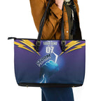 Storm Premiers Custom Leather Tote Bag Thunder Catcher