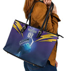 Storm Premiers Custom Leather Tote Bag Thunder Catcher