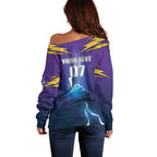 Storm Premiers Custom Off Shoulder Sweater Thunder Catcher