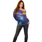 Storm Premiers Custom Off Shoulder Sweater Thunder Catcher