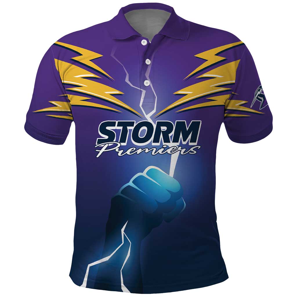 Storm Premiers Custom Polo Shirt Thunder Catcher