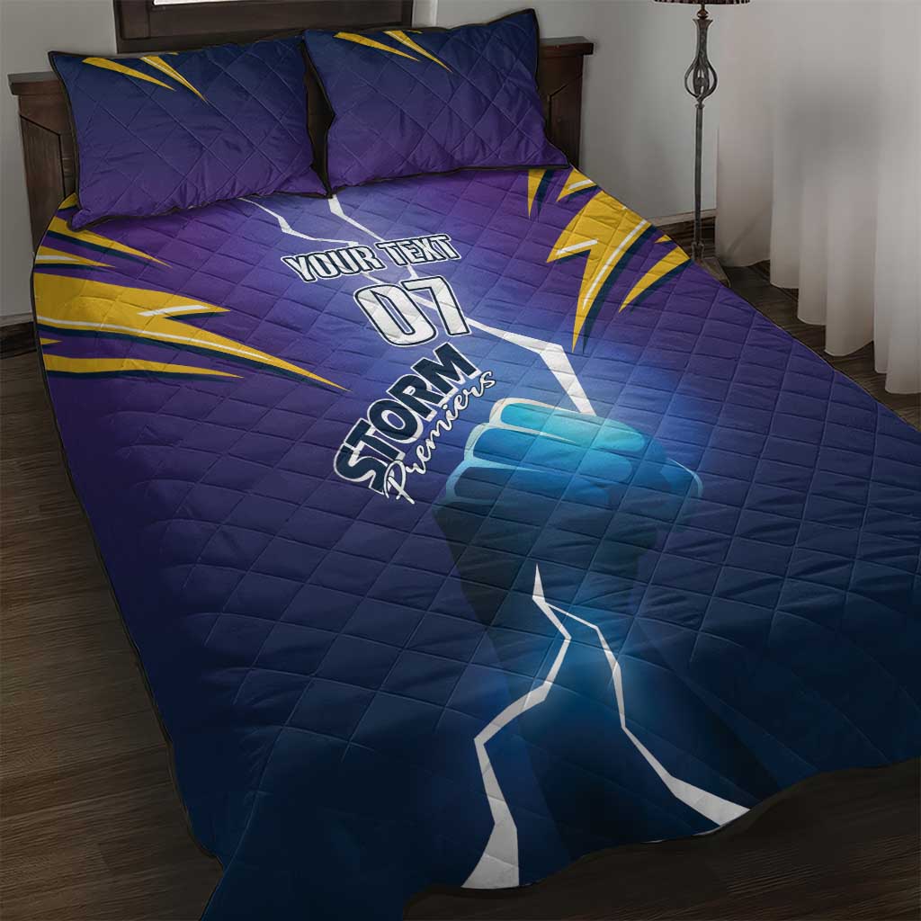 Storm Premiers Custom Quilt Bed Set Thunder Catcher
