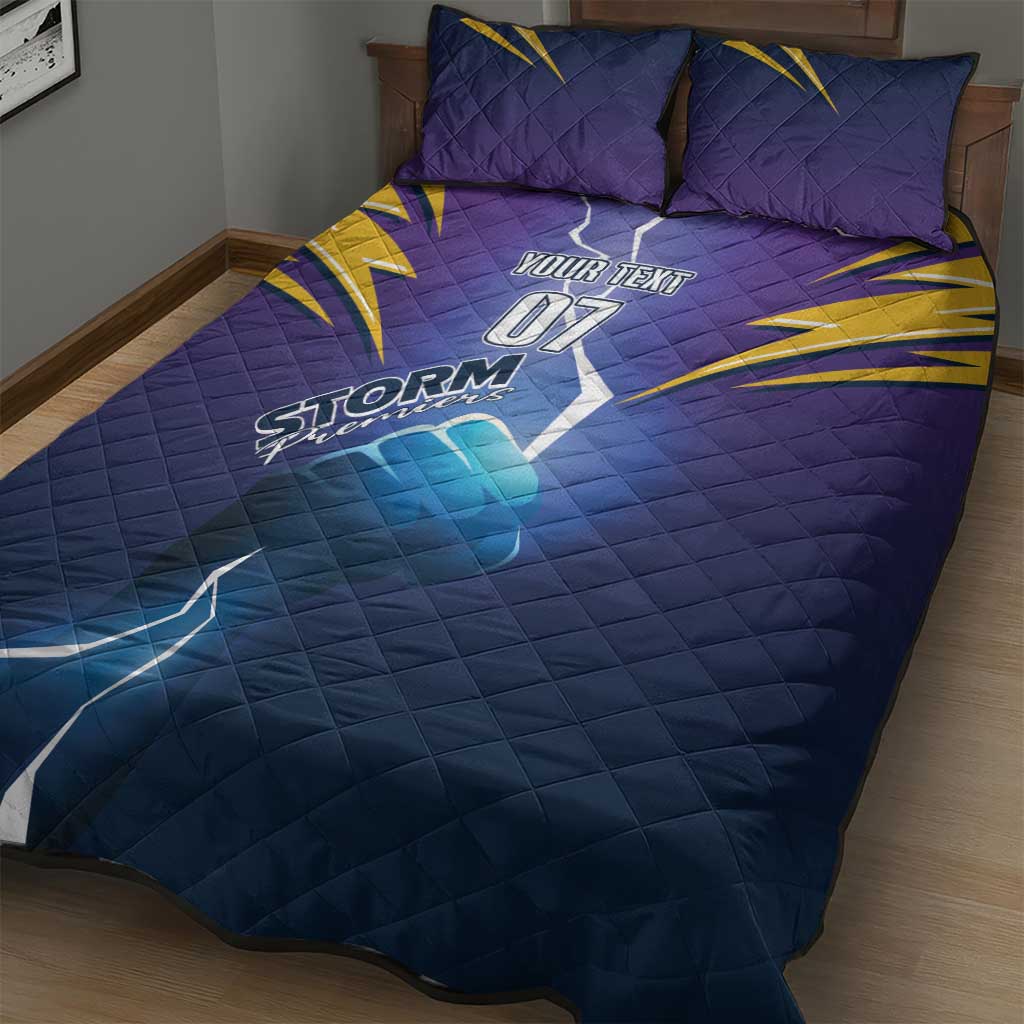 Storm Premiers Custom Quilt Bed Set Thunder Catcher