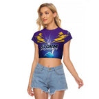 Storm Premiers Custom Raglan Cropped T Shirt Thunder Catcher