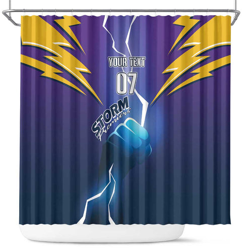 Storm Premiers Custom Shower Curtain Thunder Catcher