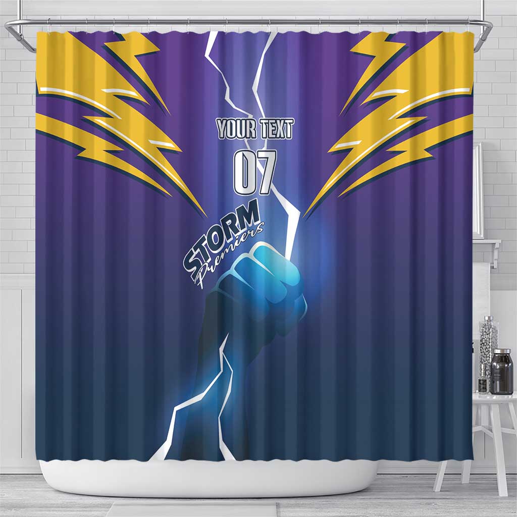Storm Premiers Custom Shower Curtain Thunder Catcher