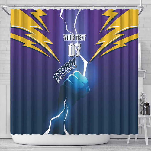 Storm Premiers Custom Shower Curtain Thunder Catcher